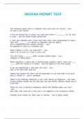 INDIANA PERMIT TEST&period;