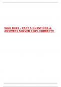 WGU D319 - PART 5 QUESTIONS & ANSWERS SOLVED 100&percnt; CORRECT&excl;&excl;