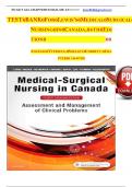 TEST BANK For Lewis's Medical Surgical Nursing in Canada&comma; 4th Edition by Jane Tyerman&comma; Shelley Cobbett&comma; Verified Chapters 1 - 72&comma; Complete Newest Version