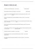 Exam 1 Intro to art  Pre-Course Study Guide&lpar; Latest 20242025&rpar; Complete Questions And Correct Answers&vert; Graded A&plus;&period;
