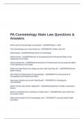 PA Cosmetology State Law Questions & Answers
