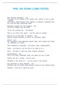  package deal PHIL 101 - FINAL EXAM