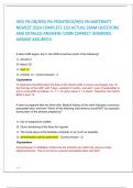 HESI PN OB&sol;HESI PN PEDIATRICS&sol;HESI PN MATERNITY  NEWEST 2024 COMPLETE 150 ACTUAL EXAM QUESTIONS  AND DETAILED ANSWERS &lpar;100&percnt; CORRECT ANSWERS&rpar;  AGRADE ASSURED&excl;&excl; 