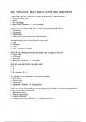NIC PRACTICE TEST QUESTIONS AND ANSWERS