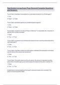 Real Estate License Exam Prep &lpar;General&rpar; Complete Questions and Answers&period;