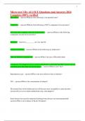 Micro test 3 Dr&period; Al LSUE Questions and Answers 2024 Complete&semi;100&percnt; verified