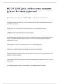 BCOR 2205 Quiz 1with correct answers graded A&plus; already passed
