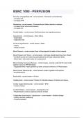 BSNC 1000 - PERFUSION Questions and Verified Answers &vert;100&percnt; Correct &vert; Complete solution &vert; A&plus; Grade &vert; Latest Update 2024 &sol; 2025
