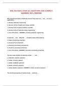 MSE 250 FINAL EXAM ALL QUESTIONS AND CORRECT ANSWERS 100&percnt; VERIFIED