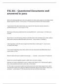  FIS 201 - Questioned Documents well answered to pass