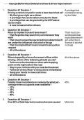 Georgia DDA 6-Hour Defensive Driver & Driver Improvement Questions and Answers &lpar;Verified Answers&rpar;
