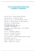 CCTC EXAM QUESTIONS AND CORRECT ANSWERS&period;docx