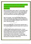 CLC EXAM Questions with 100- Correct Answers Latest Updated 2024 TOP RATED A&plus;&period;