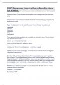 NSAR Salesperson Licensing Course Exam Questions and Answers&period;
