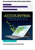 Solution Manual for Accounting Principles Volume 1 & Volume 2&comma; 9th Canadian Edition Jerry J&period; Weygandt&comma; Verified Chapters 1 - 20&comma; Complete Newest Version