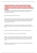 NOTARY SIGNING AGENT EXAM NEWEST 2025 COMPLETE ACTUAL QUESTIONS AND CORRECT VERIFIED ANSWERS&sol;ALREADY GRADED A&plus;&vert;&vert;BRAND NEW&excl;&excl;&excl;