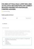 SYG 2000 UCF FINAL EXAM LATEST 2024-2025 ACTUAL EXAM 200 QUESTIONS AND CORRECT DETAILED ANSWERS WITH RATIONALES &lpar;VERIFIED ANSWERS&rpar;