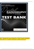 TEST BANK FOR DENTAL RADIOGRAPHY&colon; PRINCIPLES AND TECHNIQUES 6TH  EDITION BY JOEN IANNUCCI & LAURA JANSEN HOWERTON CHAPTERS 1 - 35 &vert;  COMPLETE CHAPTERS &vert; COMPLETE SOLUTION  