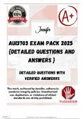 AUI3703 EXAM PACK 2025  &lbrace;DETAILED QUESTIONS AND ANSWERS &rcub;