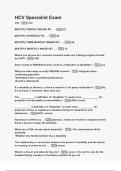 HCV Specialist Exam