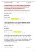 NURS 623 EXAM 3 PRACTICE&sol;REVIEWQUESTIONSANDCORRECT VERIFIED ANSWERS LATEST DOWNLOAD 2024&sol;2025 BEST EXAM SOLUTION RATEDA&plus;