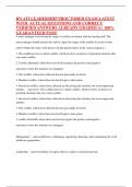 RN ATI LEADERSHIP PROCTORED EXAM LATEST WITH  ACTUAL QUESTIONS AND CORRECT VERIFIED ANSWERS ALREADY GRADED A&plus; 100&percnt; GUARANTEED PASS&excl;