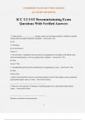 ICC U2 UST Decommissioning Exam Questions With Verified Answers