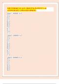 NIH STROKE SCALE GROUP B &lpar;PATIENT 1-6&rpar;  ANSWER KEY UPDATED SPRING