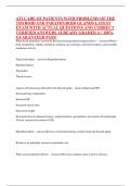 ATI CARE OF PATIENTS WITH PROBLEMS OF THE THYROID AND PARATHYROID GLANDS LATEST EXAM WITH ACTUAL QUESTIONS AND CORRECT VERIFIED ANSWERS ALREADY GRADED A&plus; 100&percnt; GUARANTEED PASS&excl;