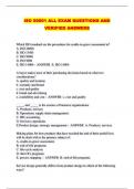 ISO 50001 ALL EXAM QUESTIONS AND VERIFIED ANSWERS