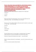 WGU CHANGE MANAGEMENT AND INNOVATION-C208 ASSESSMENT V1 LATEST EXAM WITH ACTUAL QUESTIONS AND CORRECT VERIFIED ANSWERS ALREADY GRADED A&plus; 100&percnt; GUARANTEED PASS&excl;