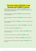 The Great Gatsby UPDATED Exam  Questions and CORRECT Answers