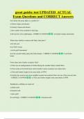 great gatsby test UPDATED ACTUAL  Exam Questions and CORRECT Answer