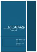 CAT-verslag beoordeeld met een 8