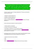 Maryland Home Improvement PSI Exam Study Guide Latest Update 2024-2025 Actual Exam from Credible Source with Questions and 100&percnt; Verified Detailed Correct Answers Guaranteed