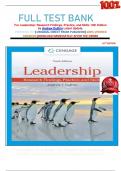                  FULL TEST BANK For Leadership&colon; Research Findings&comma; Practice&comma; and Skills 10th Edition by Andrew DuBrin Latest Update&period;