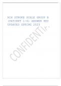 Exam &lpar;elaborations&rpar; NIH STROKE SCALE GROUP B &lpar;PATIENT 1-6&rpar;
