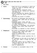 Phil101 yates jmu final exam fall 2023 questions with correct answers