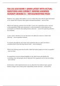 FSU CIS 3250 EXAM 1 GANN LATEST WITH ACTUAL QUESTIONS AND CORRECT VERIFIED ANSWERS ALREADY GRADED A&plus; 100&percnt;GUARANTEED PASS&excl;