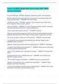 Texas Certified Applicator Exam prep with 100&percnt;  Correct Answers