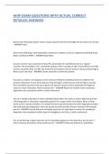 AHIP EXAM QUESTIONS WITH ACTUAL CORRECT  DETAILED ANSWERS