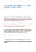 AHIP Module 3 EXAM QUESTIONS WITH ACTUAL  CORRECT DETAILED ANSWERS