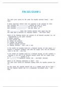 FIN 321 EXAM 1