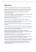RBS Exam with Questions and Correct Answers