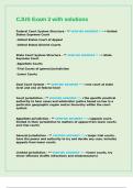 CJUS Exam 3 with solutions
