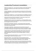 Leadership Proctored remediation Questions and Verified Answers &vert;100&percnt; Correct &vert; Complete solution &vert; A&plus; Grade &vert; Latest Update 2024 &sol; 2025 