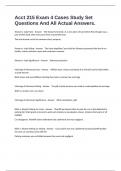 Acct 215 Exam 4 Cases Study Set Questions And All Actual Answers&period;