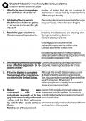 Chapter 7 InQuizitive&colon; Conformity&comma; Deviance&comma; and Crime questions and solutions
