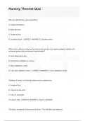 Nursing Theorist Quiz Questions and Verified Answers &vert;100&percnt; Correct &vert; Complete solution &vert; A&plus; Grade &vert; Latest Update 2024 &sol; 2025 