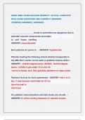 SNHD AEMT EXAM 2024&sol;2025 NEWEST&excl;&excl; ACTUAL COMPLETE  REAL EXAM QUESTIONS AND CORRECT ANSWERS  &lpar;VERIFIED ANSWERS &rpar; AGRADED&period;